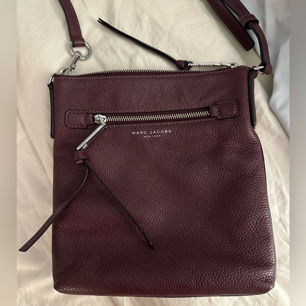 Marc Jacobs Burgundy Crossbody Bag
